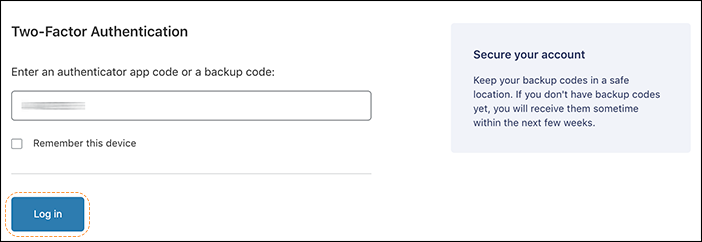 URL antigo: https://support.cloudflare.com/hc/article_attachments/360038176971/2FA_backup_code_login_annontated.png IDs do artigo: 200167906 | Como obter acesso usando a autenticação de dois fatores (2FA)