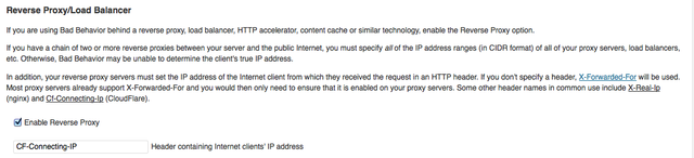 Old URL: https://support.cloudflare.com/hc/article_attachments/360020914452/cf-bad-behavior.pngArticle IDs: 200169496 | Is Cloudflare compatible with Bad Behavior?